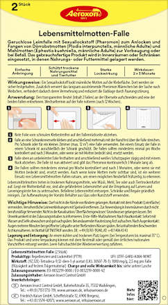 Lebensmittel Mottenfalle Aeroxon
