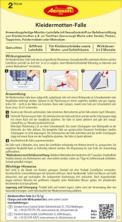 Kleidermottenfalle Aeroxon