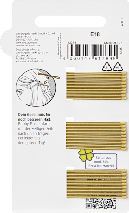 Haarschieber, Gold-Optik ebelin