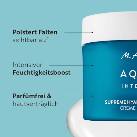 Gesichtscreme Hyaluron Aqua Intense M. Asam