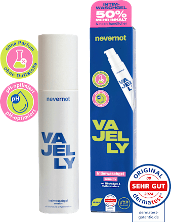 Intimpflege Waschgel Vajelly Sensitiv nevernot