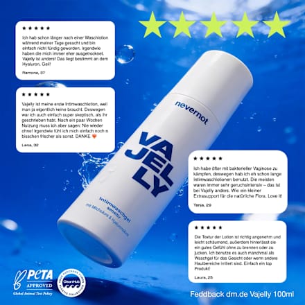 Intimpflege Waschgel Vajelly Sensitiv nevernot