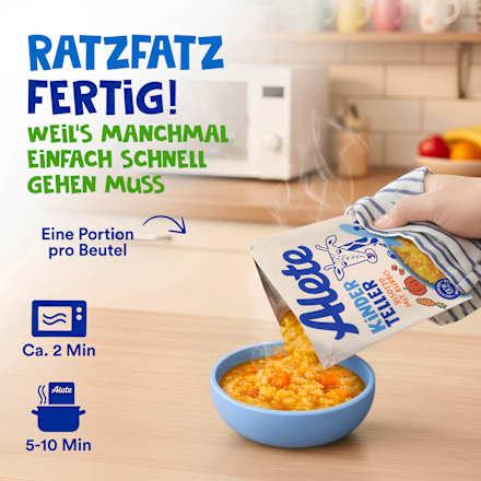 Kinderteller Risotto mit Kürbis ab 1 Jahr Alete