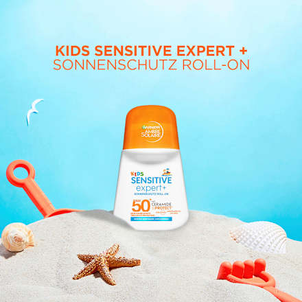 Sonnenroller Kids sensitive expert +, LSF 50+ Garnier Ambre Solaire