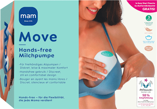 Milchpumpe Move Hands-free, elektrisch mam