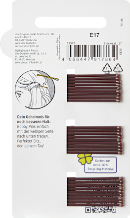 Haarschieber midi, braun ebelin