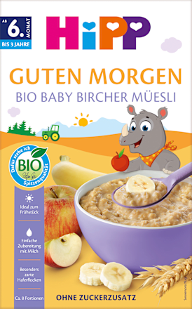 Getreidebrei Bircher Müesli ab dem 6. Monat HiPP
