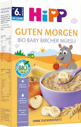 Getreidebrei Bircher Müesli ab dem 6. Monat HiPP