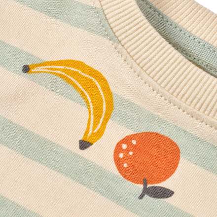 T-Shirt mit Obst-Muster, grün, Gr. 110 ALANA