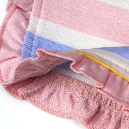 Shorts aus Sweat mit Streifen-Muster, rosa, Gr. 110 ALANA