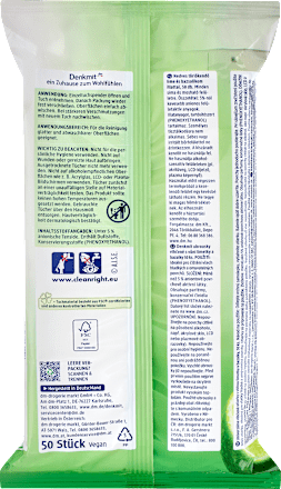 Salviette umidificate multiuso al profumo di lime e basilico Denkmit