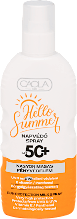 Napvédő spray FF50+, nagyon magas fényvédelem Caola