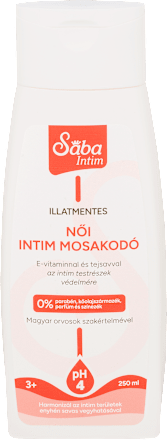 Női intim mosakodó, illatmentes Sába