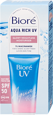 Hidratáló fényvédő arckrém és alapozó SPF50 Bioré