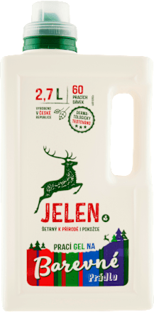 prací gel na barevné prádlo JELEN