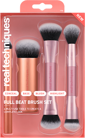 Set čopičev za ličenje Full Beat Brush Set REAL TECHNIQUES