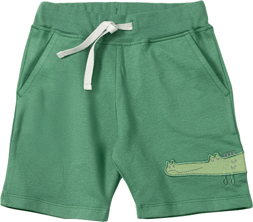 Sweatshorts mit Krokodil-Applikation, grün, Gr. 104 ALANA