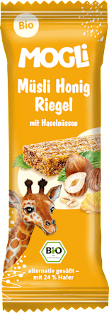 Riegel Müsli Honig mit Haselnüssen ab 3 Jahren MOGLi