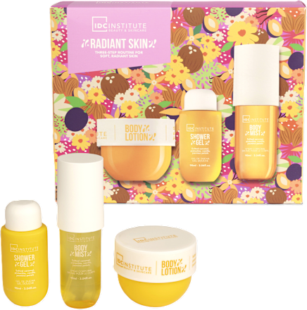 Poklon-paket Radiant Skin Glow Body Ritual Set IDC INSTITUTE