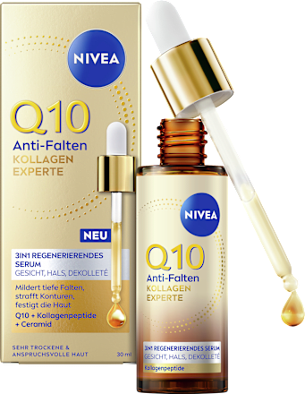 Serum Q10 Anti Falten Kollagen Experte 3in1 regenerierend NIVEA