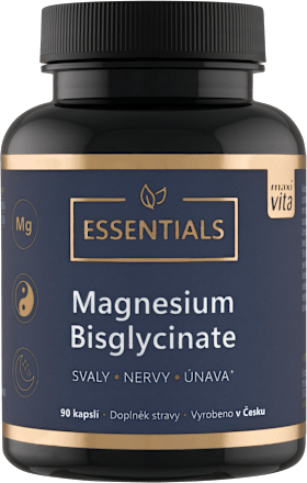 Essentials kapsle Magnesium Bisglycinate  maxi vita