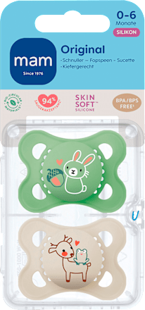 Schnuller Original Pure 0-6 Monate sortiert mam