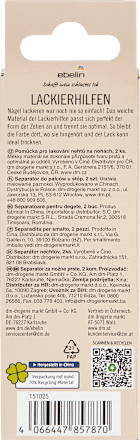 Separatore dita per smalto assort. ebelin