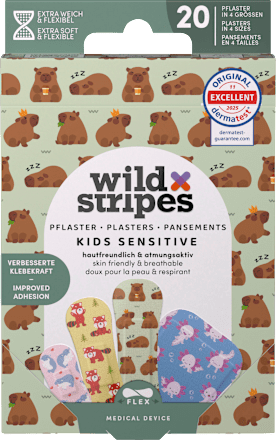 Pflaster Kids Sensitive Wild Stripes