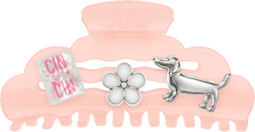 skřipec do vlasů bílý MYCLAW L Hug Me Baby invisibobble