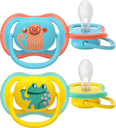 Schnuller ultra air Affe und Frosch 18+ Monate PHILIPS AVENT