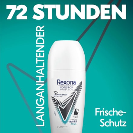 Antitranspirant Deo Roll-on Nonstop Protection Invisible Aqua Rexona