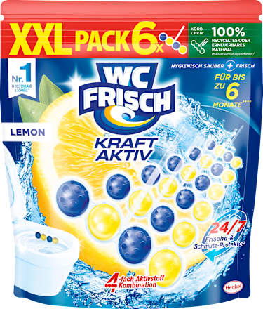 WC-Stein Kraft Aktiv Lemon WC-Frisch
