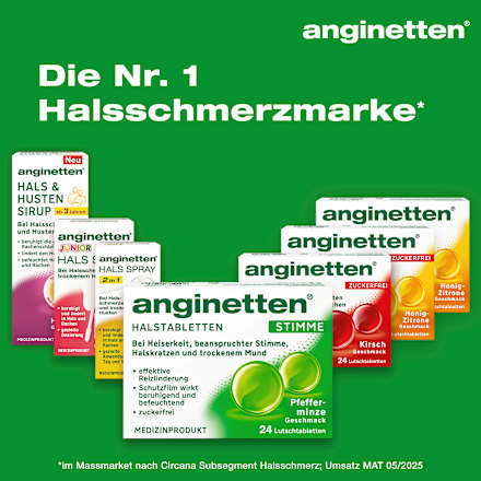 Halstabletten Stimme anginetten