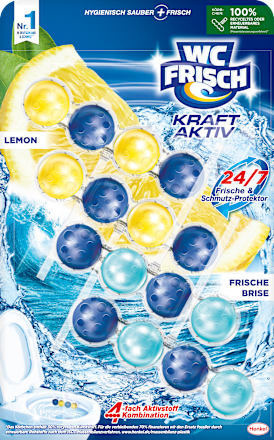 WC-Stein Kraft Aktiv Lemon & Frische Brise WC-Frisch