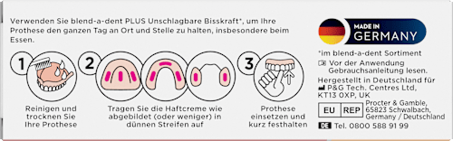 Haftcreme Plus Unschlagbare Bisskraft blend-a-dent