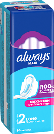 Maxi-Binden Long mit Flügeln always