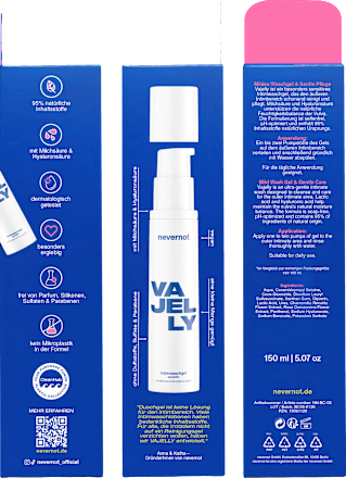 Intimpflege Waschgel Vajelly Sensitiv nevernot