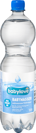 Babywasser, von Geburt an  babylove