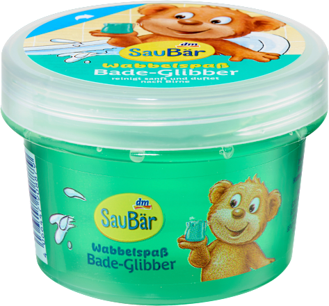 Geschenkset Kinder Ostern Kinder Badezusatz Bade-Glibber Wabbelspaß SauBär