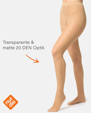 Strumpfhose Goodbye Laufmaschen amber Gr. 38/40, 20 DEN nur die