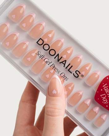 Künstliche Nägel, Soft Gel Press Ons Flirty French Doonails