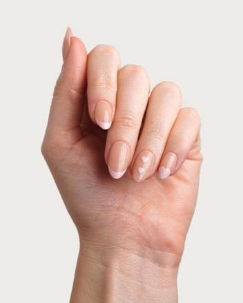 Künstliche Nägel, Soft Gel Press Ons Flirty French Doonails