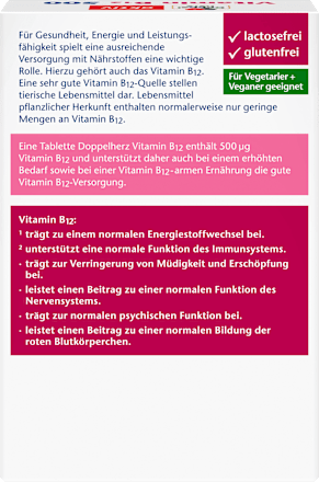 Vitamin B12 500 Tabletten 120 St Doppelherz