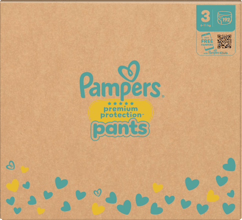 Baby Pants Premium Protection Gr. 3 (6-11 kg)  Monatsbox Pampers premium protection