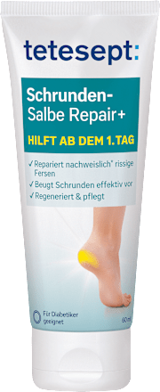 Fußcreme, Schrundensalbe Repair+ tetesept