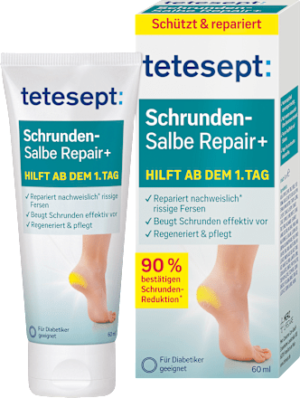Fußcreme, Schrundensalbe Repair+ tetesept