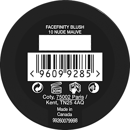 Blush Facefinity 010 Nude Mauve MAX FACTOR