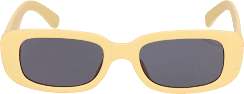 Sonnenbrille Erwachsene beigefarbenes Gestell, ovale Gläser SUNDANCE