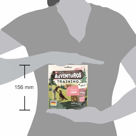 Hundeleckerli mit Lachs, Training Purina Adventuros