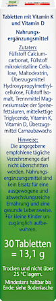 Vitamin K2 + D3 2500 I.E. Tabletten 30 St Doppelherz